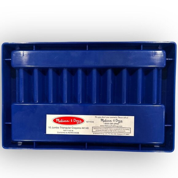 Melissa & Doug 10 Jumbo Triangular Crayons & Crayola Giant Coloring Pages Set - Picture 6 of 10